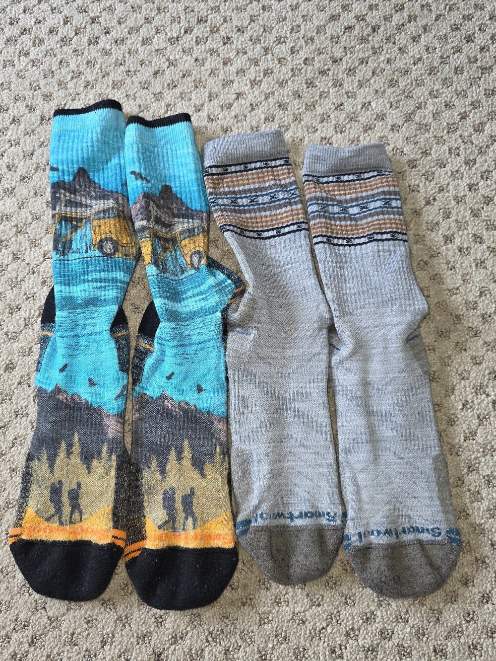 Smartwool Hike Washed Socks - 2 Pair